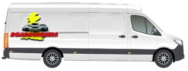 Extra-long-wheelbase van
